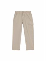 Pantaloni twill ragazzo Ativo Kids Junior - pantaloni in twill di cotone stretch con tasconi, allacciatura con zip e bottoni, elastico interno