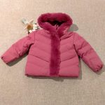 Parka con cappuccio bimba Giubbotto imbottito bambina con cappuccio e dettagli in pelliccia | Ativo