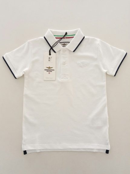 Polo manica corta AM Aeronautica Militare - Polo Bambino e Ragazzo - Versatilità e Stile dalle Frecce Tricolori Streetwear Frecce Tricolori
