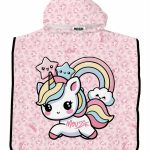 Poncho mare Unileo Accappatoio poncho bambina in spugna – Fantasia Unileo, Made in Italy Unileo