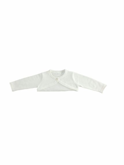 SCALDACUORE NEONATA COTONE MINIBANDA - Scaldacuore elegante per neonata, 100% cotone.
