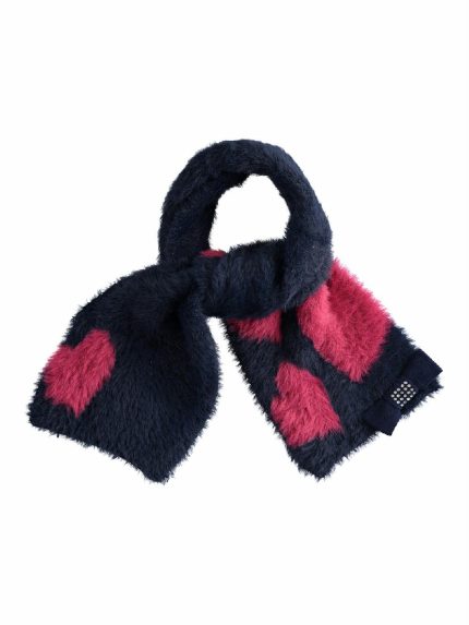 SCIARPA CUORE SARABANDA - Sciarpa effetto lurex con decoro cuore.