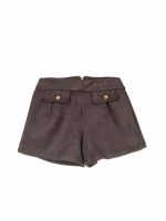 Shorts bimba Renascence Shorts per bambina in tessuto, allacciatura posteriore con cerniera.
