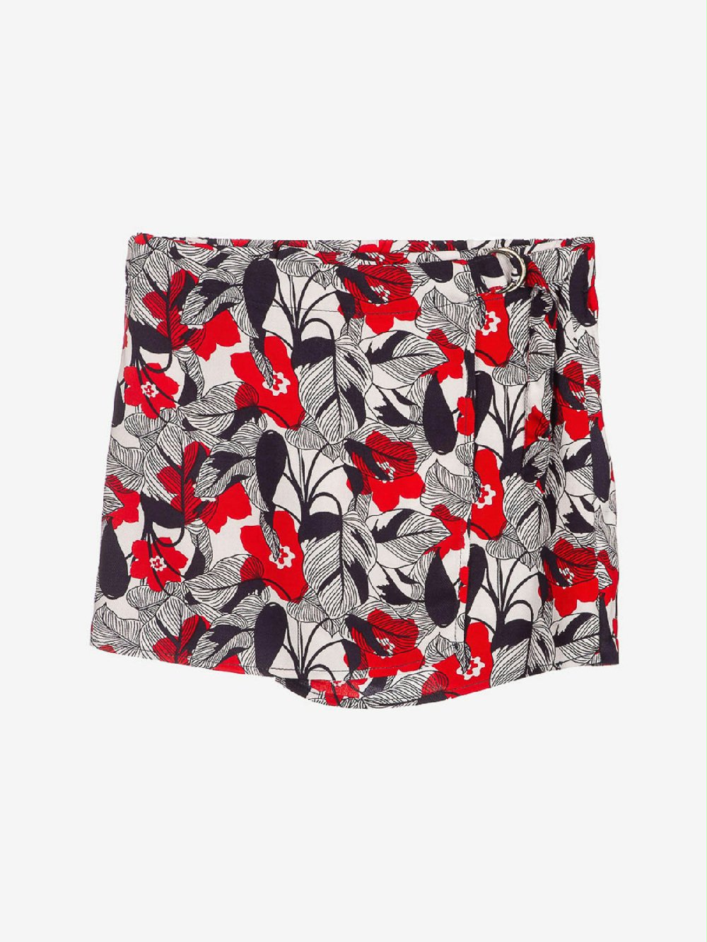 Shorts fantasia Retro Summer C1760 00 Shorts fantasia Retro Summer Shorts fantasia all over con pannello frontale regolabile.