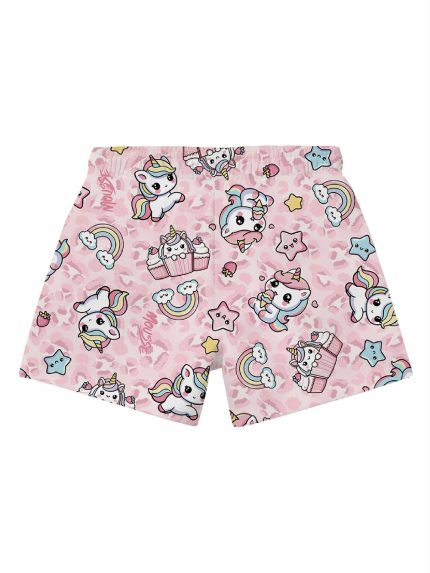 Shorts felpa bimba Unileo Shorts in Felpa Bambina - Stampa Unileo, Comodi e Freschi - Made in Italy Mousse Bambina Primavera/Estate Unileo