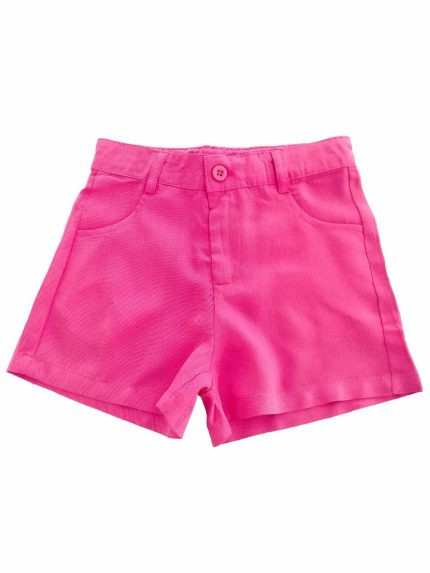 Shorts La Vie En Rose Shorts in morbidissimo tessuto Tencel, modello con tasche laterali, allacciatura con zip e bottone, regolazione vita con elastico interno.