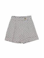Shorts ragazza Shorts in stampa optical all over, cintura elasticizzata con passanti, fondo con risvolto.