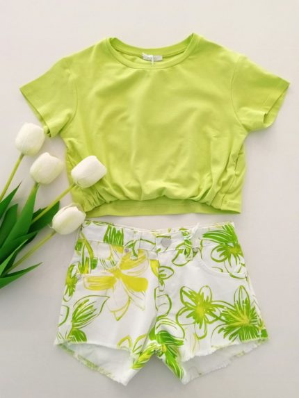 Shorts ragazza Shorts Cinque Tasche Fantasia - Moda Bambine e Ragazze Lù-Lù Made in Italy