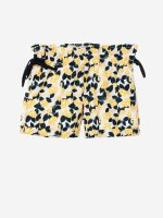 Shorts Spring Breeze Ativo Kids Shorts in tessuto con cintura elastica e due fiocchi applicati, stampa floreale all over. Best Seller