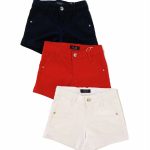 Shorts Spring Breeze Ativo Kids Shorts per bambina in cotone elasticizzato, modello cinque tasche.