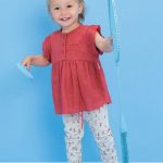 TOP BABY 100% COTONE PONI È freschissimo il top serafino girocollo a taglio impero, utilizzabile anche come miniabito abbinato a shorts o leggings -100% cotone.