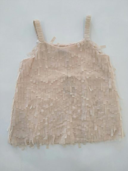 TOP C/FRANGE GEORGETTE VENYU RELISH GIRL - Top con frange in georgette.