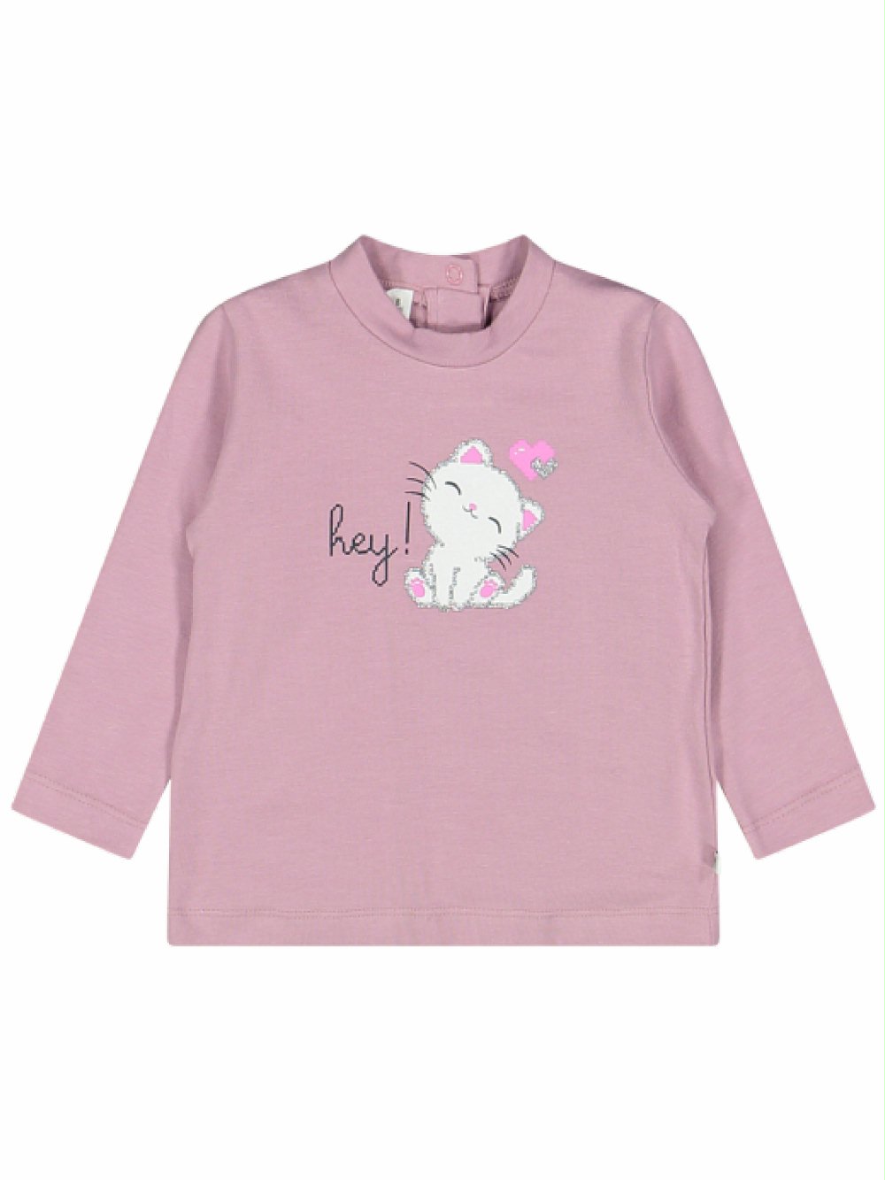 T.shirt a manica lunga bimba 74C0633_H543 00 T.shirt a manica lunga bimba T.shirt girocollo in cotone invernale con stampe pixel | Melby