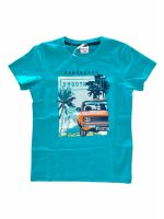 T.SHIRT COTONE M/C AUTO ATIVO KIDS - T.shirt in cotone a manica corta, stampa auto. Colori azzurro, bianco e giallo.