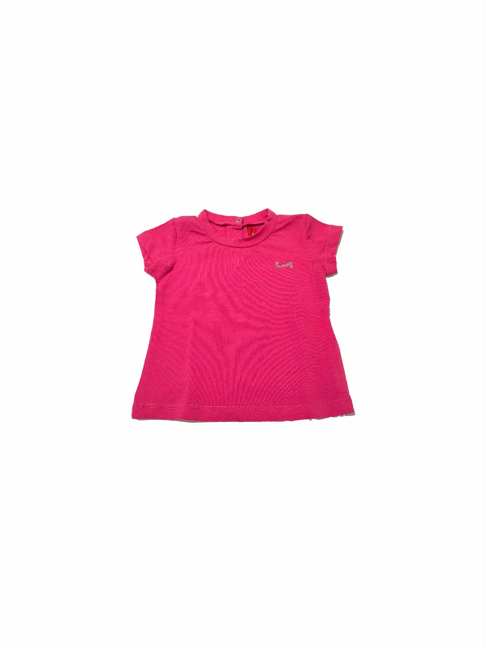 T.SHIRT COTONE M/C Z520N 00 T.SHIRT COTONE M/C T.shirt a manica corta in cotone stretch, apertura dietro con bottoncini.