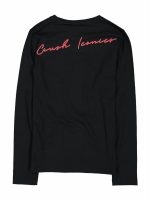 T.SHIRT COTONE M/L HENDRIK T.shirt girocollo a maniche lunghe, taschina davanti e scritta dietro.