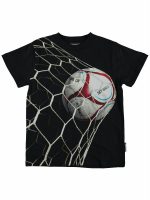 T.SHIRT COTONE ORGANICO ROAD MOLO - T.shirt girocollo a manica corta, stampa pallone in rete, 100% COTONE ORGANICO.