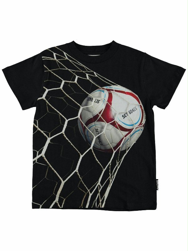 T.SHIRT COTONE ORGANICO ROAD 1W20A203 00 T.SHIRT COTONE ORGANICO ROAD MOLO - T.shirt girocollo a manica corta, stampa pallone in rete, 100% COTONE ORGANICO.