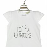 T.SHIRT COTONE RICAMO OLIVE MAPERÒ - T.shirt in cotone a maniche corte, scritta ricamata.
