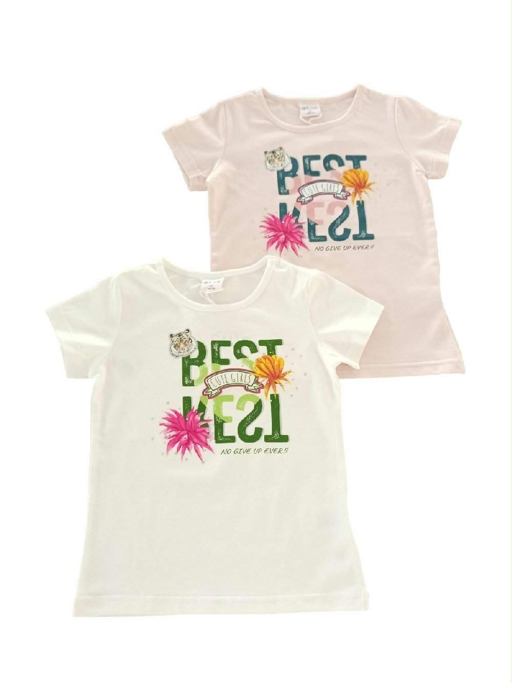 T.shirt m/c Rainforest Ativo Kids C2971 00 T.shirt m/c Rainforest Ativo Kids T.shirt stampata per bambina in cotone a maniche corte.