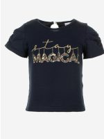 T.shirt m/c Silence Ativo Kids T.shirt stampata baby in cotone a maniche corte a palloncino.