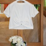 T.shirt m/corta bimba T.shirt girocollo a manica corta arricciato sul davanti.