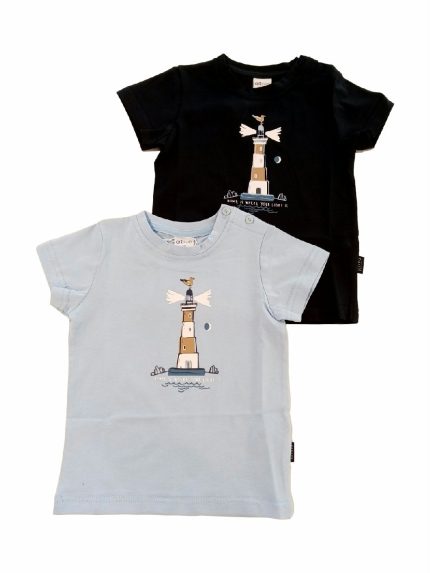 T.SHIRT M/CORTA FARO ATIVO KIDS - T.shirt baby in cotone a manica corta, stampa FARO.