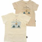 T.SHIRT M/CORTA VELE ATIVO KIDS - T.shirt baby a manica corta in cotone fiammato, stampa VELE gommate.