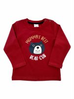 T.SHIRT M/LUNGA BEAR CLUB T.shirt baby in cotone a manica lunga, stampa BEAR CLUB.