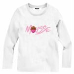 T.shirt m/lunga bimba Arthur T.shirt Manica Lunga Bambina in Cotone con Stampa Barboncino Arthur - Mousse Kids Mousse bambina AI24 Arthur