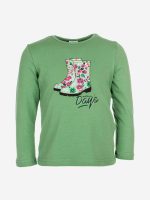 T.shirt m/lunga Essence of Nature T.shirt stampata girocollo a manica lunga - 100% cotone invernale.