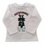 T.SHIRT M/LUNGA FAST&FURIOUS T.shirt in cotone a manica lunga, stampa FAST&FURIOUS.