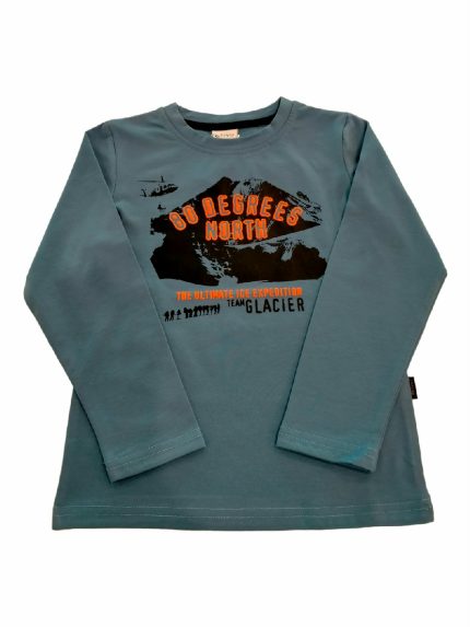 T.SHIRT M/LUNGA GHIACCIAIO T.shirt cotone a manica lunga, stampa GHIACCIAIO.