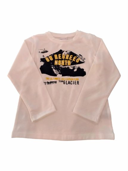 T.SHIRT M/LUNGA GHIACCIAIO T.shirt cotone a manica lunga, stampa GHIACCIAIO.