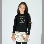 T.SHIRT M/LUNGA LOGATA LE VOLIERE - T.shirt in cotone a manica lunga, stampa logo.