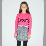 T.SHIRT M/LUNGA LOGO VERNICE LE VOLIERE - T.shirt in cotone a manica lunga, stampa logo vernice.