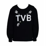 T.SHIRT M/LUNGA MANDRAKY T.shirt ragazza MANDRAKY - 100% cotone - a manica lunga con stampa TVB+patch frecce strass.