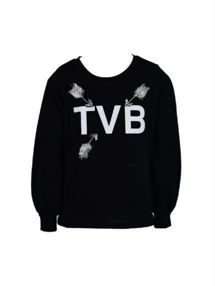 T.SHIRT M/LUNGA MANDRAKY T.shirt ragazza MANDRAKY - 100% cotone - a manica lunga con stampa TVB+patch frecce strass.
