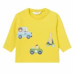T.shirt m/lunga neonato T.Shirt in Jersey Stretch per Neonato 0-18 Mesi Mayoral New Born