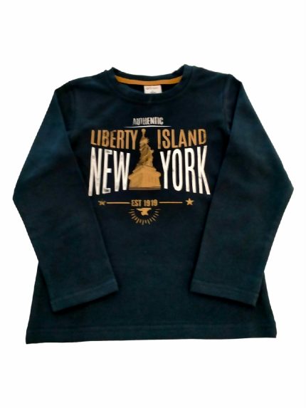 T.SHIRT M/LUNGA NEW YORK T.shirt in cotone a manica lunga, stampa NEW YORK.