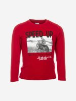 T.SHIRT M/LUNGA SPEED UP T.shirt in cotone a manica lunga, stampa SPEED UP. Taglia 4/16 anni.