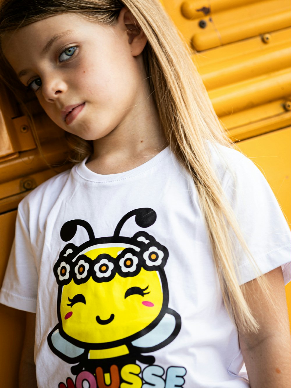 T.shirt manica corta Ape YKTS330 Made in Italy Mousse Bambina Primavera/Estate 00 T.shirt manica corta Ape T.shirt Bambina con Stampa Logo Ape - Mousse Kids Made in Italy Mousse Bambina Primavera/Estate