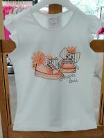 T.shirt manica corta Fileds Of Flowers T.shirt stampata, a maniche corte a volant, in cotone stretch.