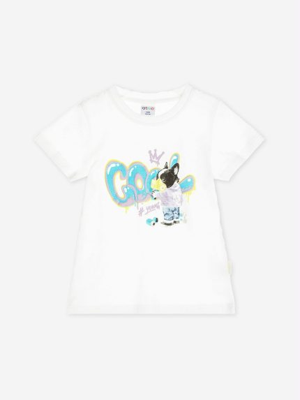 T.shirt manica corta T.shirt stampata a maniche corte in cotone elasticizzato. Best Seller