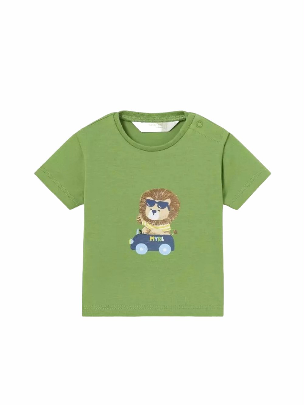 T.shirt manica corta neonato 1003 00 T.shirt manica corta neonato Maglietta a Manica Corta per Neonato Mayoral New Born con Stampa
