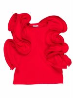 T.shirt manica corta ragazza T.shirt con Volant Lù-Lù - Dettagli Fashion per Ragazze Trendy Made in Italy
