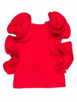T.shirt manica corta ragazza T.shirt con Volant Lù-Lù - Dettagli Fashion per Ragazze Trendy Made in Italy