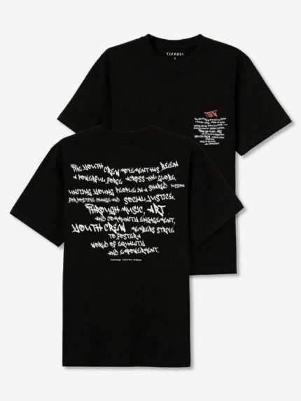 T.shirt manica corta ragazzo Jared T.shirt Manica Corta TIFFOSI Ragazzo - 100% Cotone con Stampa Trendy Ragazzo Teen Autunno/Inverno