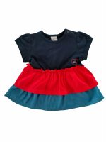 T.shirt manica corta Retro Summer Maxi t.shirt color block a manica corta con effetto palloncino, scollo tondo, fondo con balze applicate con effetto sovrapposto, apertura con bottoncini applicati sulle spalle, motivo cuore sul corpino.