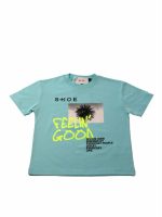 T.shirt manica corta T.shirt Bambino 100% Cotone Shoe Mini - Stampa Street Style - Made in Italy